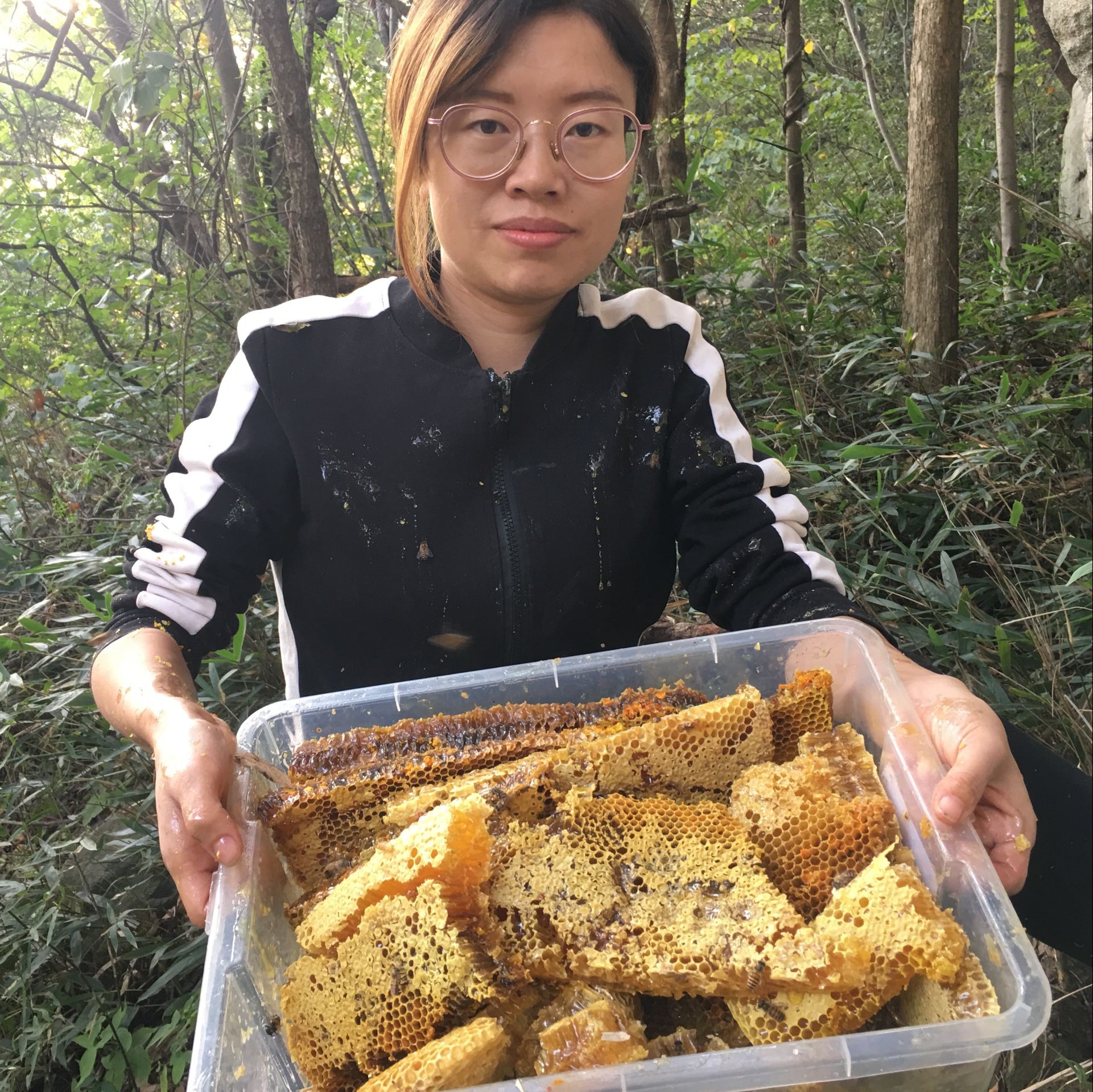 纯野蜂蜜结晶状态_广东纯野蜂蜜多少钱一斤合适_纯野生土蜂蜜