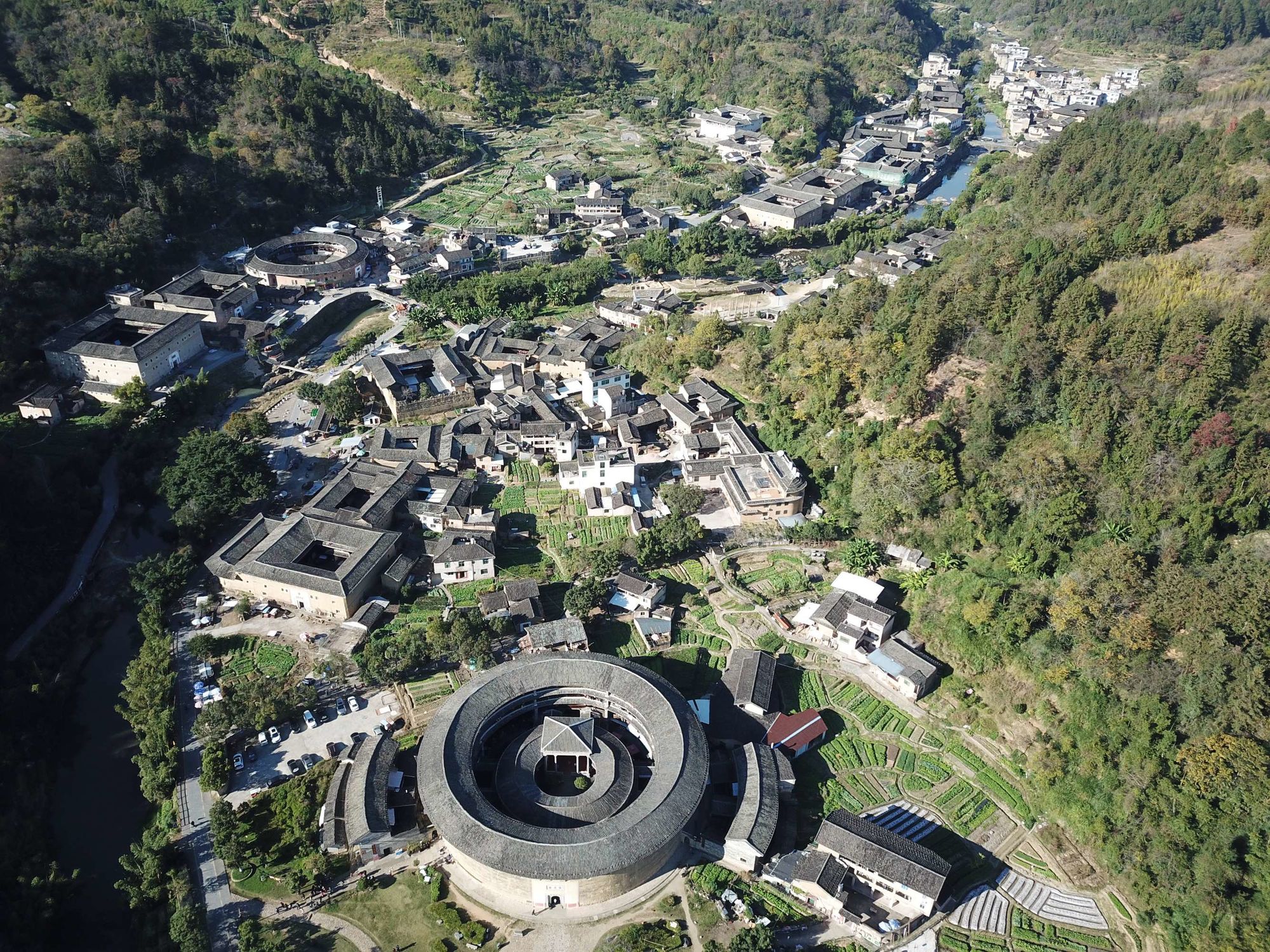 土楼永定景区门票_永定土楼攻略_永定土楼攻略土楼