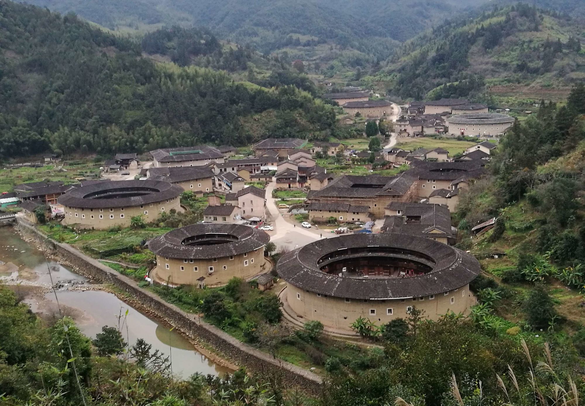 土楼永定景区门票_永定土楼攻略_永定土楼攻略土楼