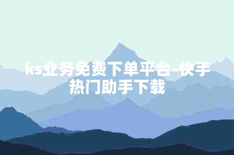 ks业务下单平台_在线购物平台特点_ks自助下单服务平台