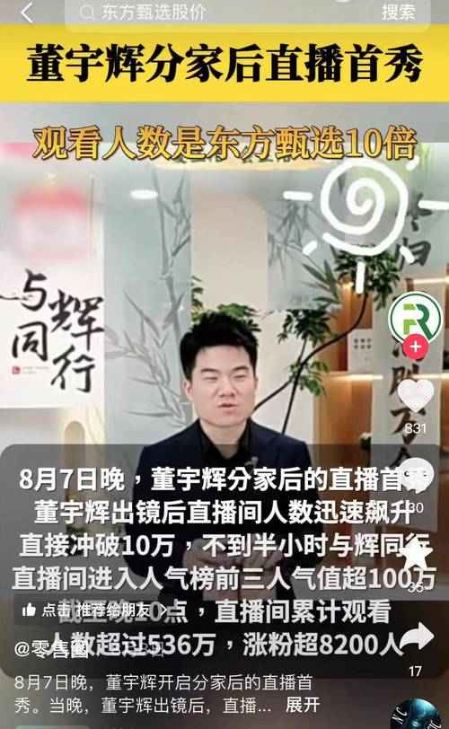 抖音带货主播董宇辉与小杨哥命运转折_快手抖音平台粉丝便宜_直播带货行业发展趋势分析