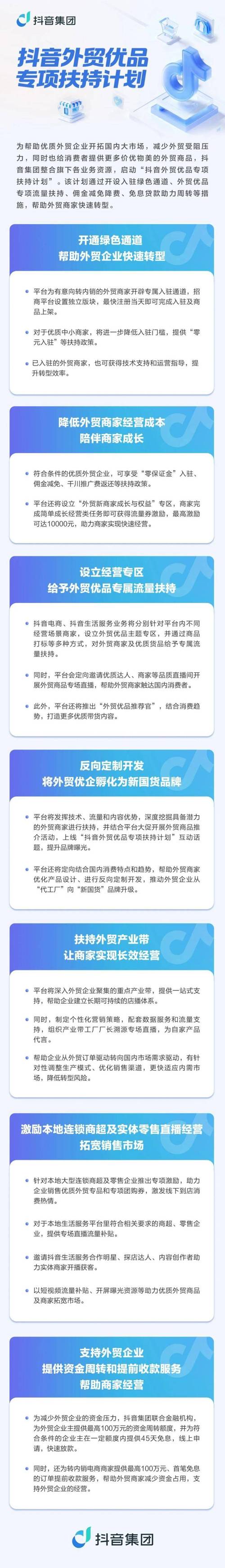 抖音活动助力平台网站_抖音外贸优品专项扶持计划_外贸商家转型扶持