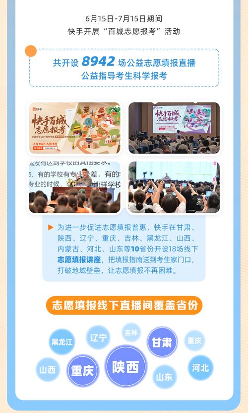 快手高考数据报告_高考志愿填报直播_快手涨热度