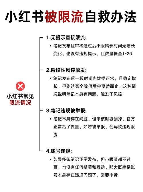 小红书违规操作导致限流_小红书涨粉太快会限流吗_小红书账号限流原因
