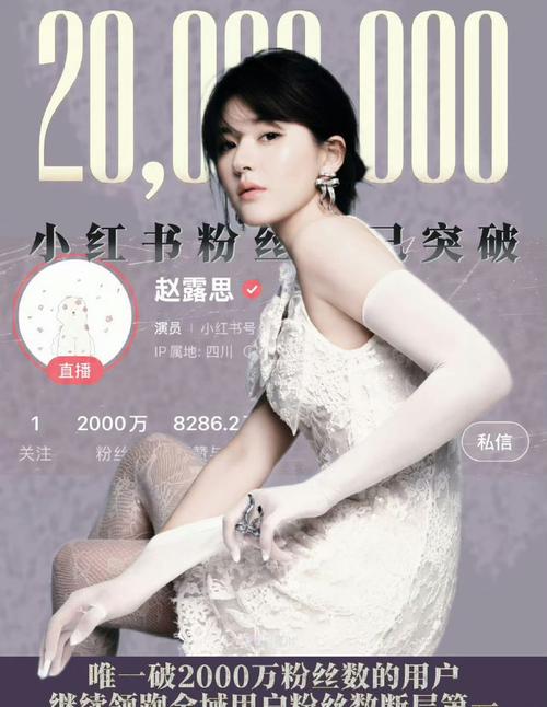 小红书平台推送赵露思争议事件_小红书明星赵露思涨粉2000万商业化机遇_小红书涨粉是什么意思