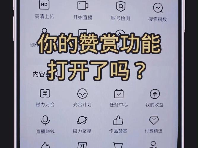快手如何开通作品赞赏功能_快手涨赞工具免费_快手赞赏功能开通方法